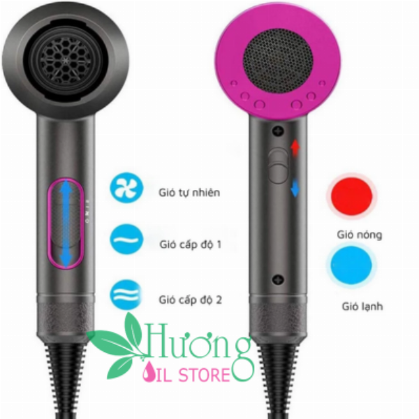 Máy Sấy Tóc  D087 Sấy 2 Chiều Nóng Lạnh, Công Suất 2000w Nhanh Khô, 3 Tốc Độ Sấy, Thiết Kế Chuẩn Salon