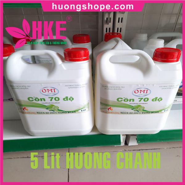 Cồn sát khuẩn OMI 70 - 1000 ml - hương chanh