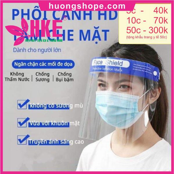 Tấm kính che mặt chống giọt bắn FACE SHIELD