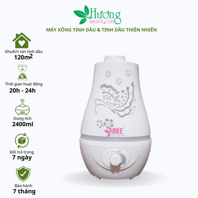 [Tặng 1 lọ TD + Freeship] Máy Xông Tinh Dầu Hồ Điệp 2400ml